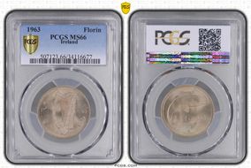 1963 Florin MS66