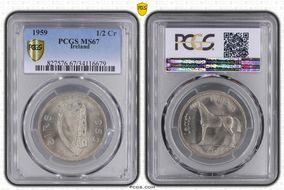 1959 1/2 Cr MS67