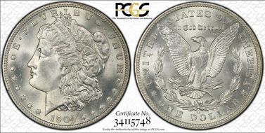 1904-O $1 MS66