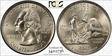 2005-D 25C California Satin Finish SP68