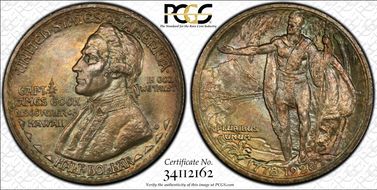 1928 50C Hawaiian MS65