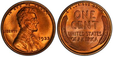 1933 1C MS67+ RD