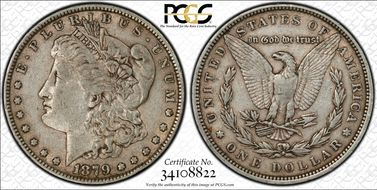 1879 $1 XF40