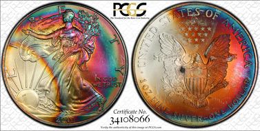 2001 $1 Silver Eagle MS68