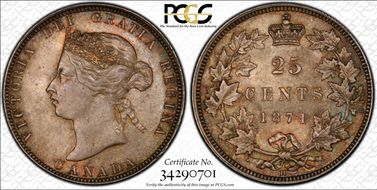1874-H 25C MS64