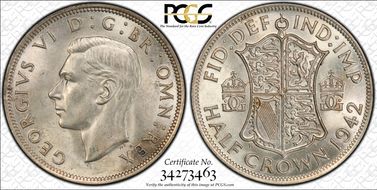 1942 1/2 Cr S-4080 MS63