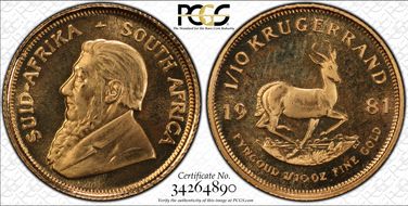 1981 1/10 KR MS67