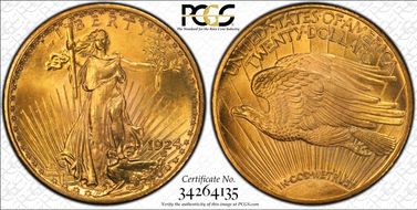 1924 $20 MS66