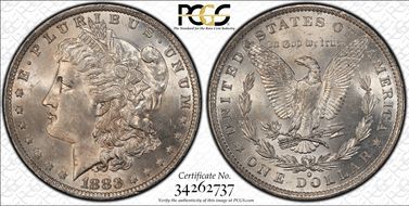 1883-O $1 MS63
