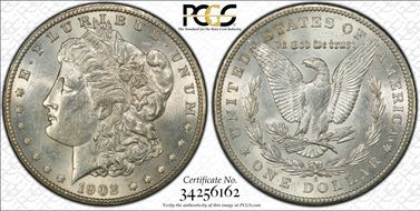 1902-S $1 AU58