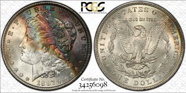 1887 $1 MS63