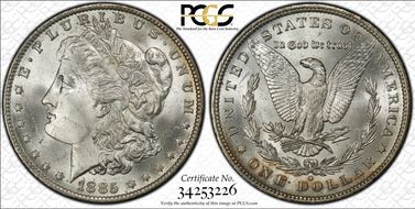1885-O $1 MS64