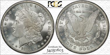 1881-CC $1 MS67