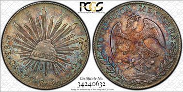 1877-Go FR 8 R Go57 MS63
