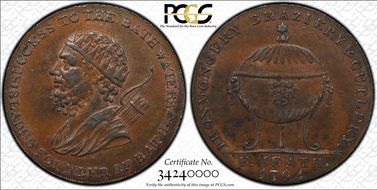 1794 Tk 1/2D DH-39 Somersetshire, Bath AU58BN