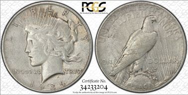 1924 $1 XF40