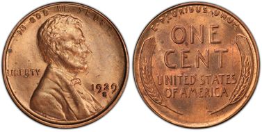 1929-S 1C MS64RB