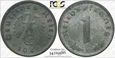 1942-D Pfg J-369 MS65