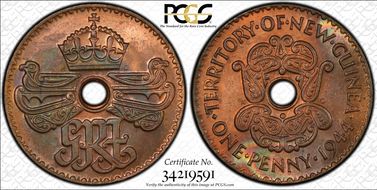 1944 1D MS64RB