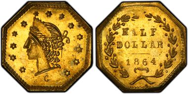 1864 G50C BG-918 MS65