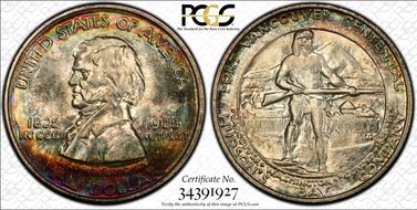 1925 50C Fort Vancouver MS67+