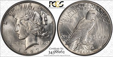 1927-S $1 AU58