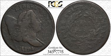 1794 1/2C C-2a Sm Edge Letters N1BN