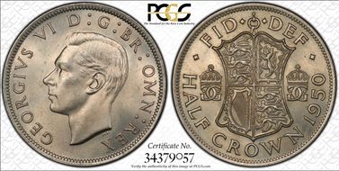 1950 1/2 Cr S-4106 MS64