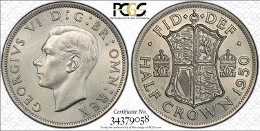 1950 1/2 Cr S-4106 MS64