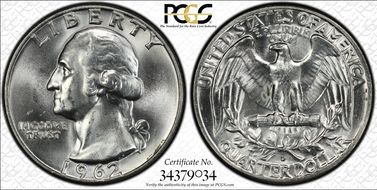 1962-D/D 25C RPM, FS-501 MS66