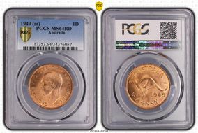 1949 (m) 1D MS64RD