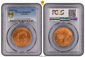 1949 (m) 1D MS65RD