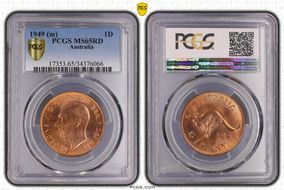 1949 (m) 1D MS65RD