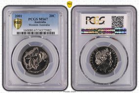 2001 20C Western Australia MS67