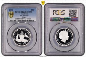 1998 20C 1910 Florin Silver PR68DCAM