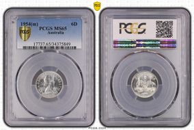 1954(m) 6D MS65
