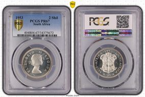 1953 2 Shil PR67