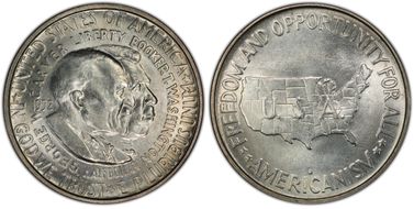 1952-D 50C Washington-Carver MS66