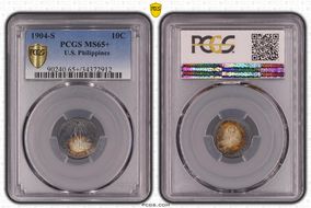 1904-S 10C MS65+
