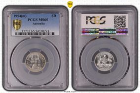 1954(m) 6D MS65