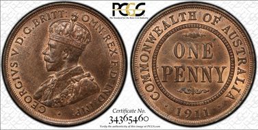 1911 (L) 1D MS64RB