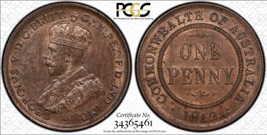 1912-H 1D MS63BN