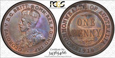 1916-I (c) 1D MS63BN