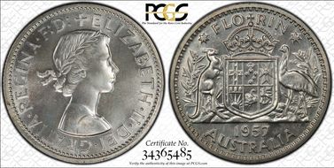1957(m) Florin PR65