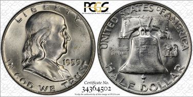 1959 50C "Bugs Bunny" FS-401 MS65FBL