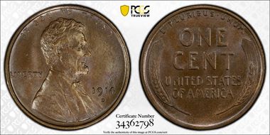 1914-D 1C MS66BN