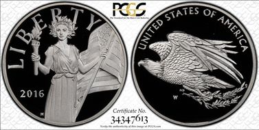 2016-W Medal American Liberty PR70DCAM