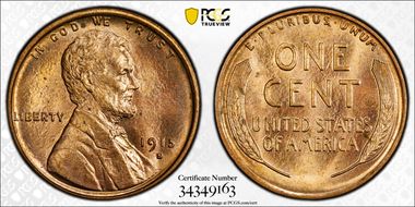 1915-S 1C MS66RD