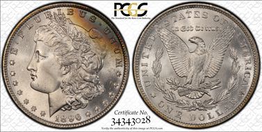 1896 $1 MS67+