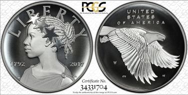 2017-W Medal American Liberty Enhanced Unc 225th Anniversary U.S. Mint Set First Strike SP69